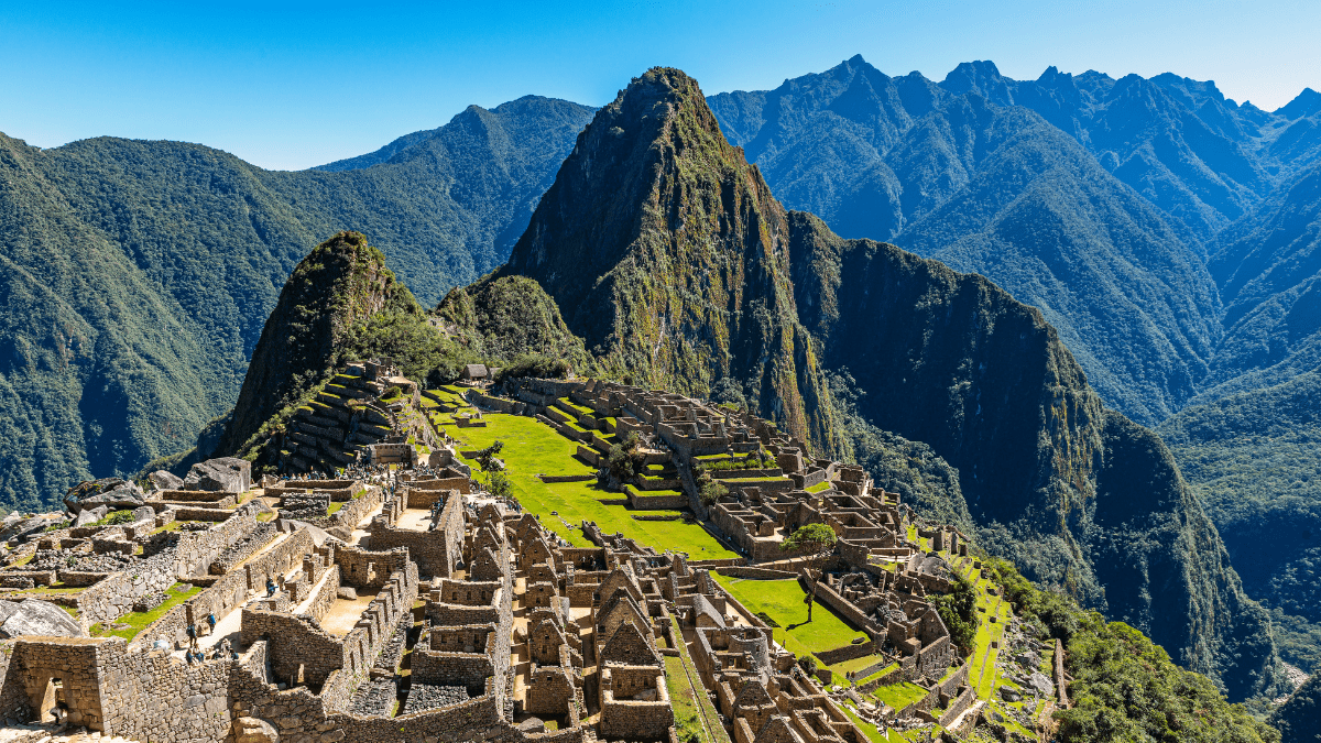 vista panorámica de las tuinas de Machu Picchu